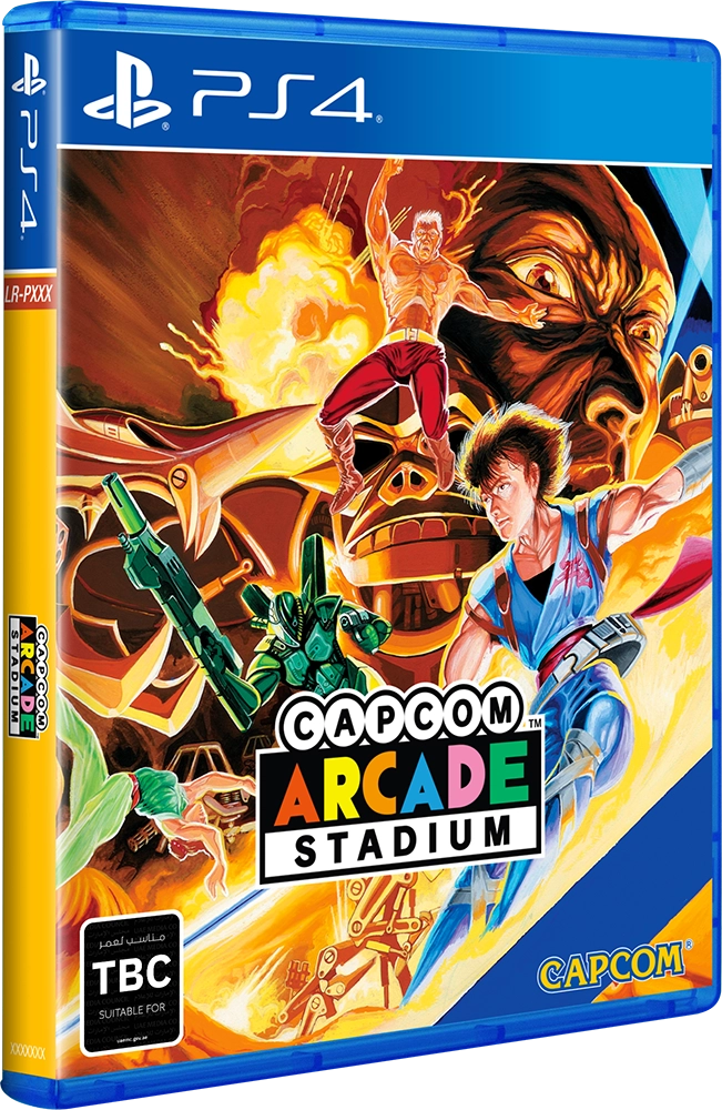 Limited Run Capcom Arcade Stadium Standard Cover E - PlayStation 4