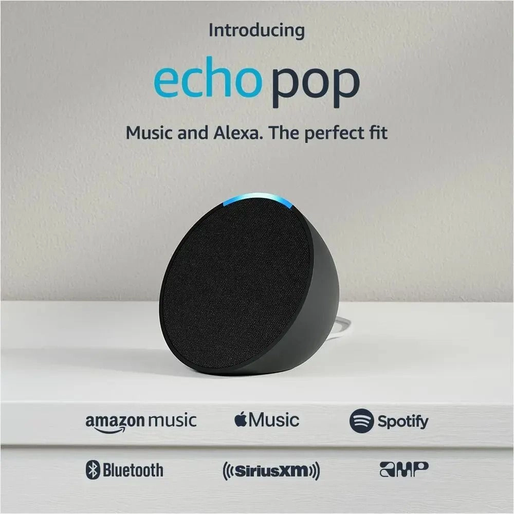 Echo Pop 1st Gen - Alexa Charcoal