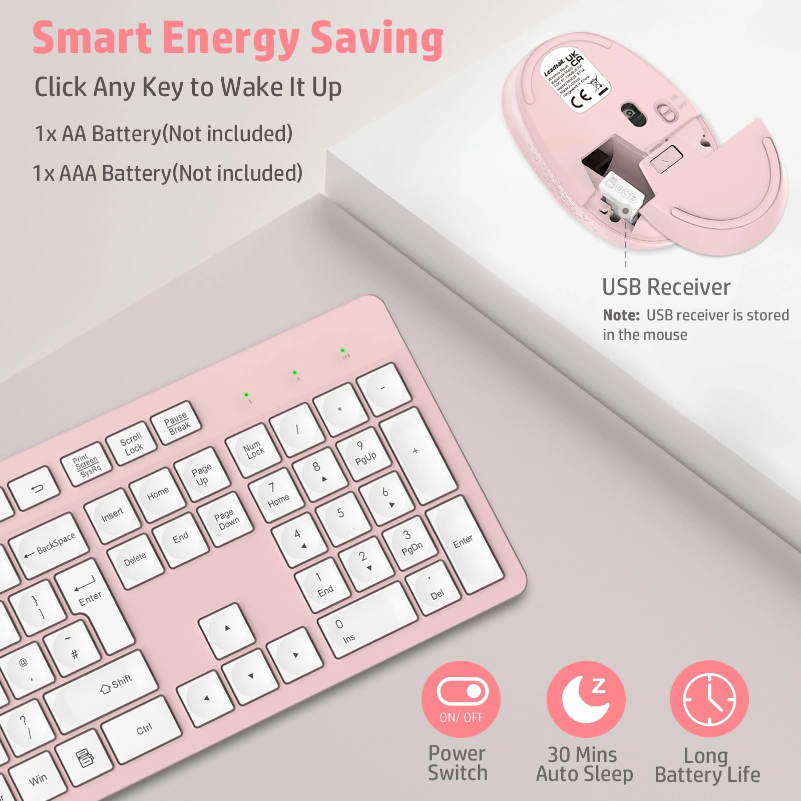 Keyboard and Mouse Set - QWERTZ Wired/Wireless