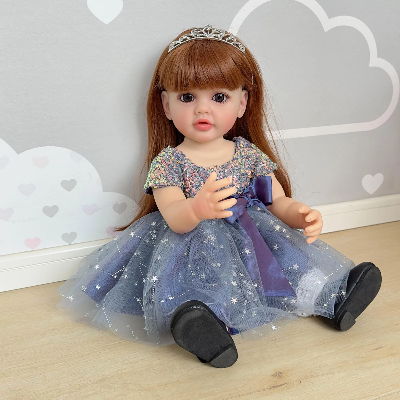Reborn Baby Doll - 50CM Silicone Vinyl Ages 3+ Gift Set