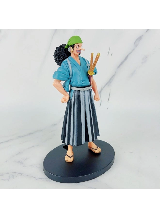 Usopp - One Piece - Samurai Costume Figure Desktop & Car Decoration (QQ0259)