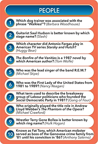 Top Trivia 80s - English 14+