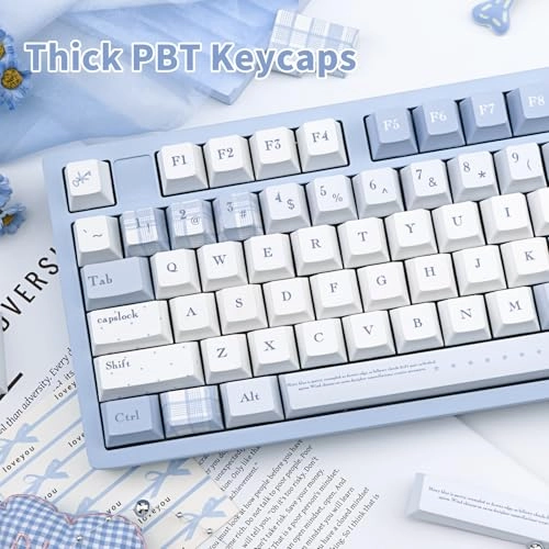 145 Keys PBT Keycaps - ANSI & ISO only keycaps