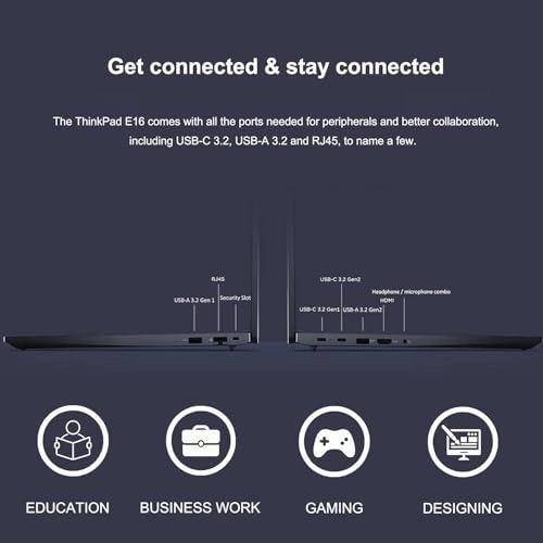 ThinkPad E16 Gen 2 - 16'' Ryzen 7 7735U 32GB DDR5 1TB SSD