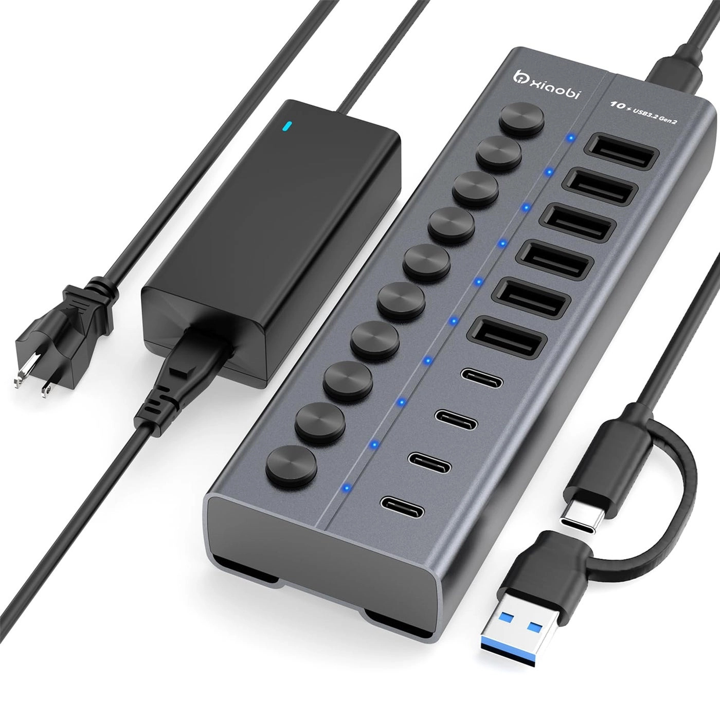 xiaobi 10-Port USB C Hub