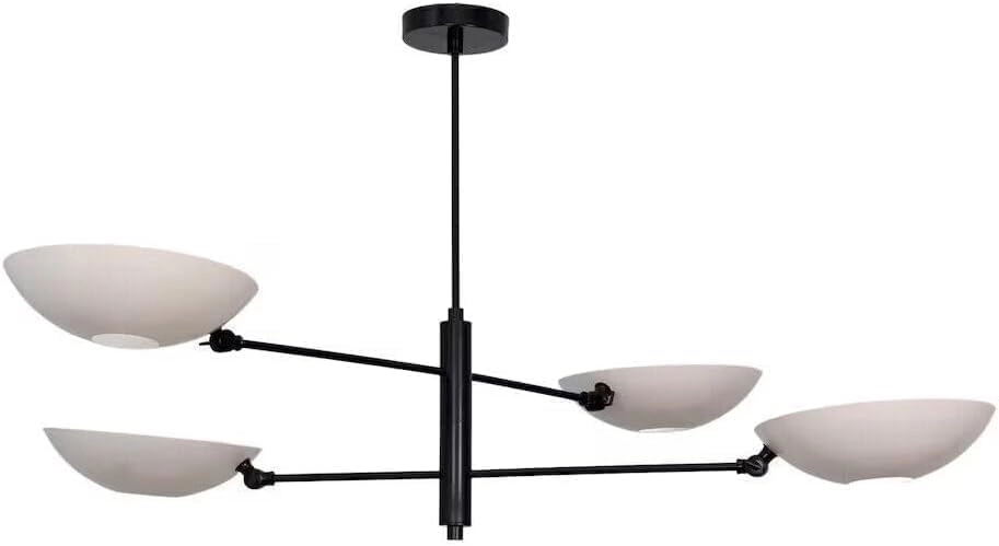 4 Light Pendant Mid Century Sputnik Ceiling Light Fixture