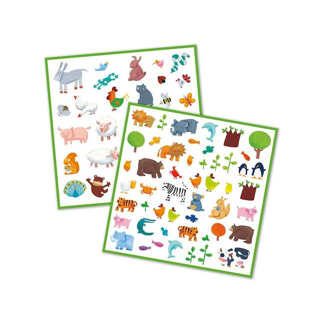 Animals Stickers - 160 Piece