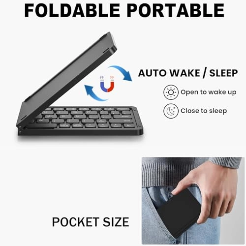 Foldable Bluetooth Keyboard - Wireless