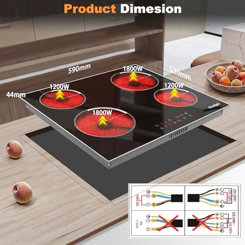 CSC-D46001-BB Ceramic hob