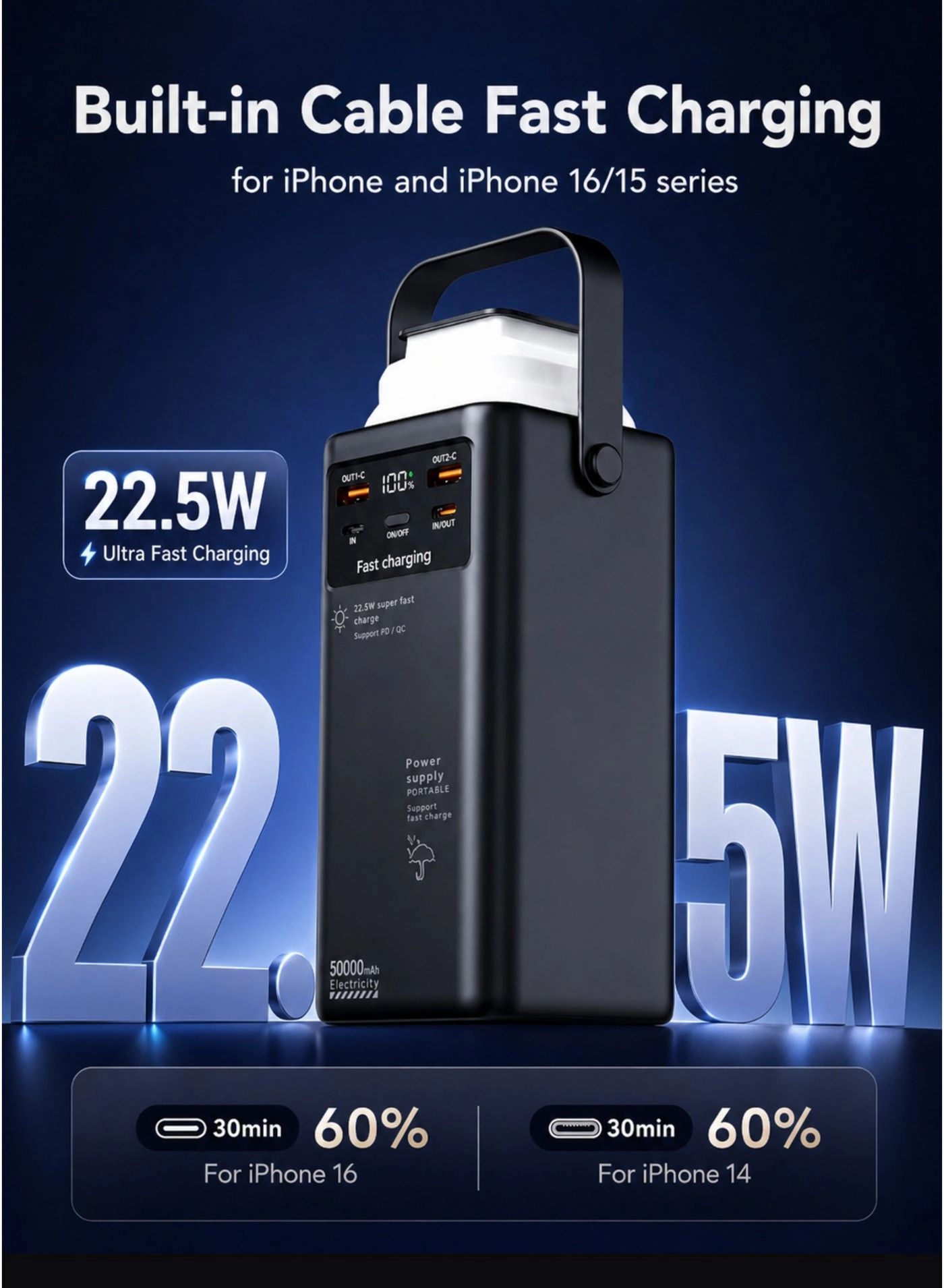 K505 - 50,000mAh 22.5W