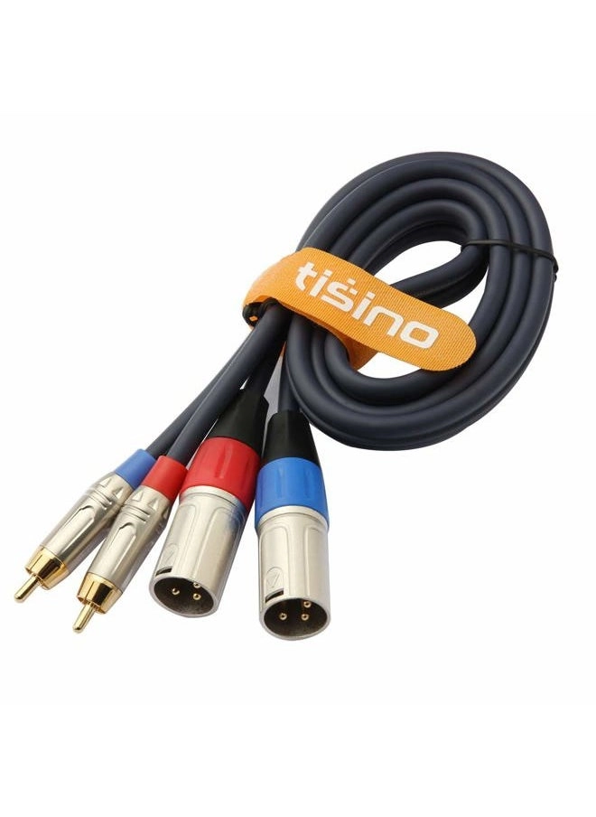 Dual RCA to XLR Cable - 1.0 meter