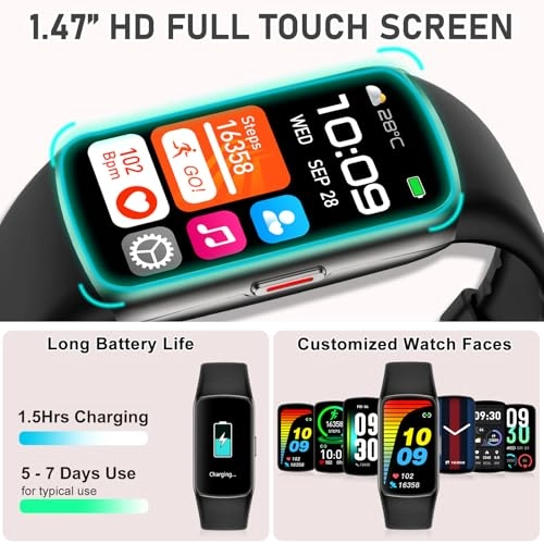 Fitness Tracker - 24/7 Heart Rate Sleep Tracker