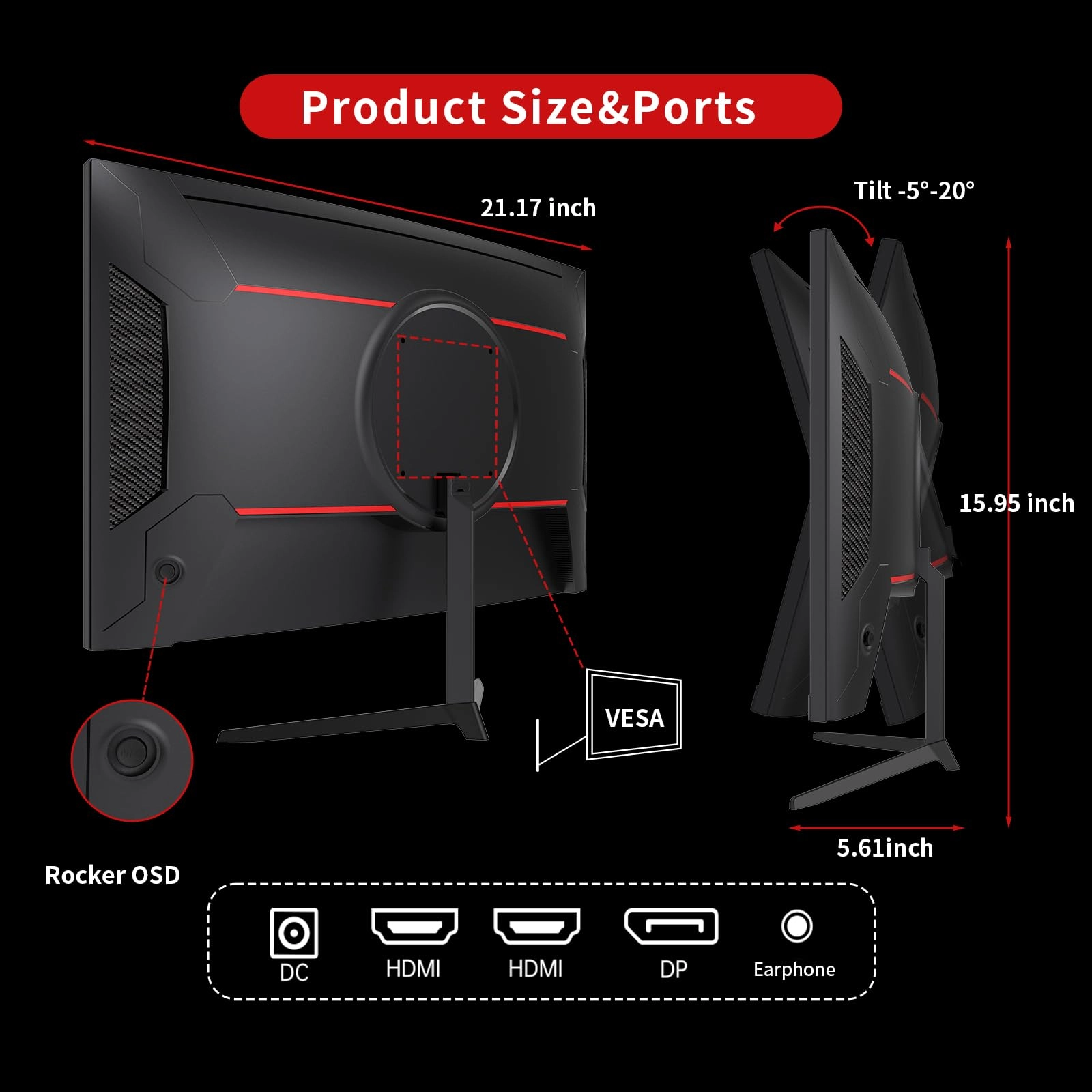 Curved Gaming Monitor - 99 Null 5 24 Inches 1920 x 1080 Pixels