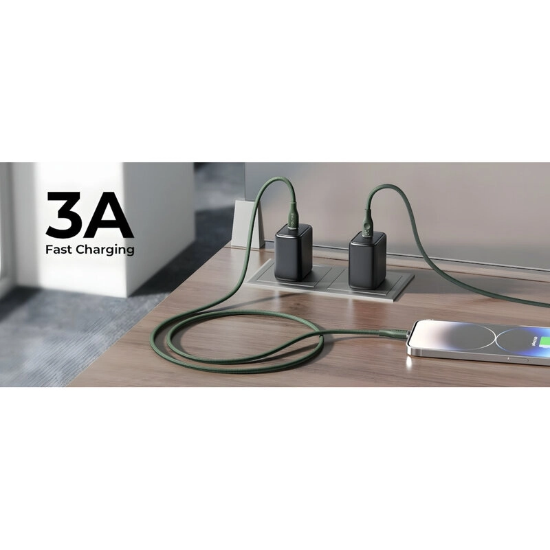 Powerlink Rugg USB-C to Lightning Fast Charging Cable 1.2m