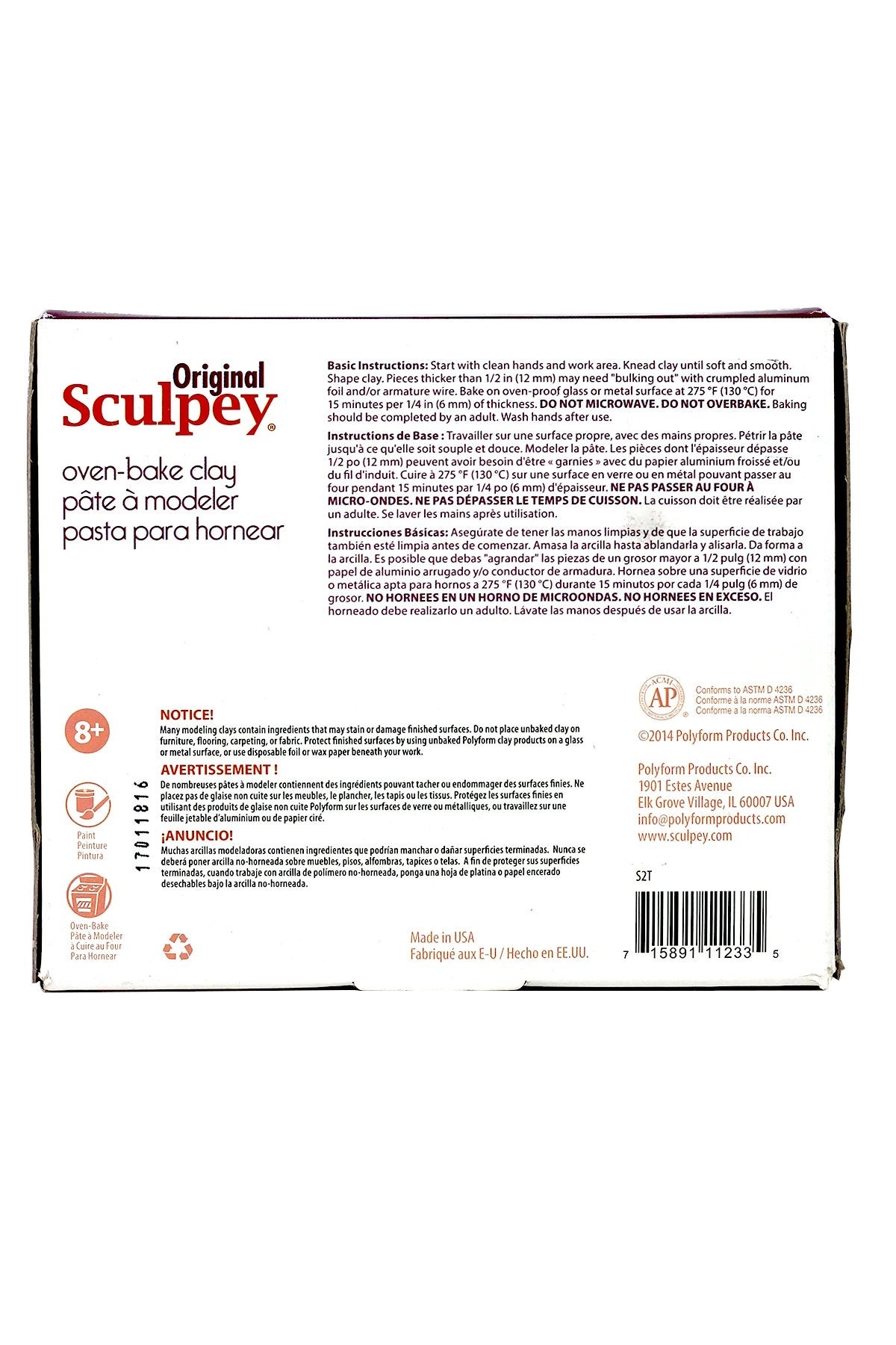 Original Polymer clay - 795g