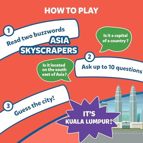 Guess in 10 Cities Around the World - 8 years and up 56 pieces