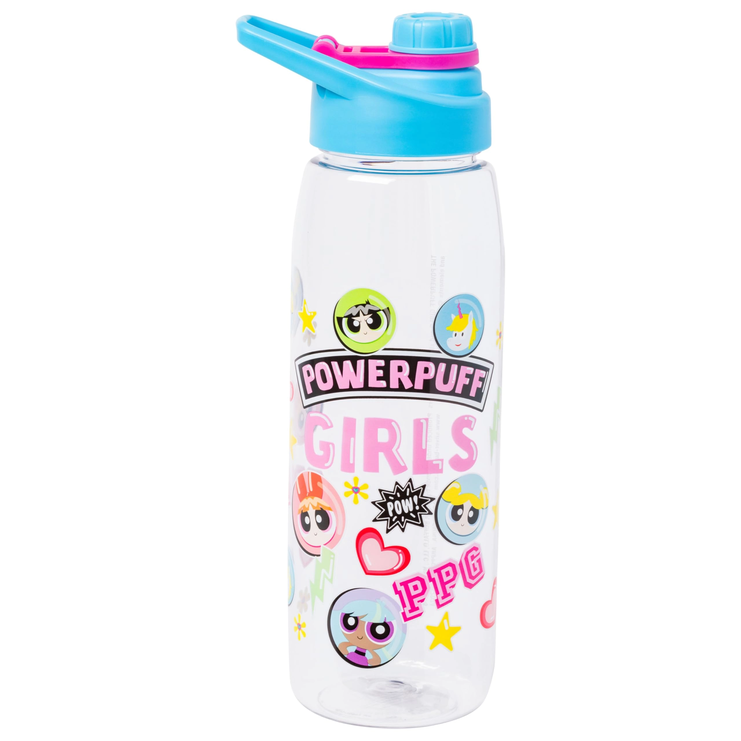 Silver Buffalo The Powerpuff Girls Water Bottle - Screw-On Lid
