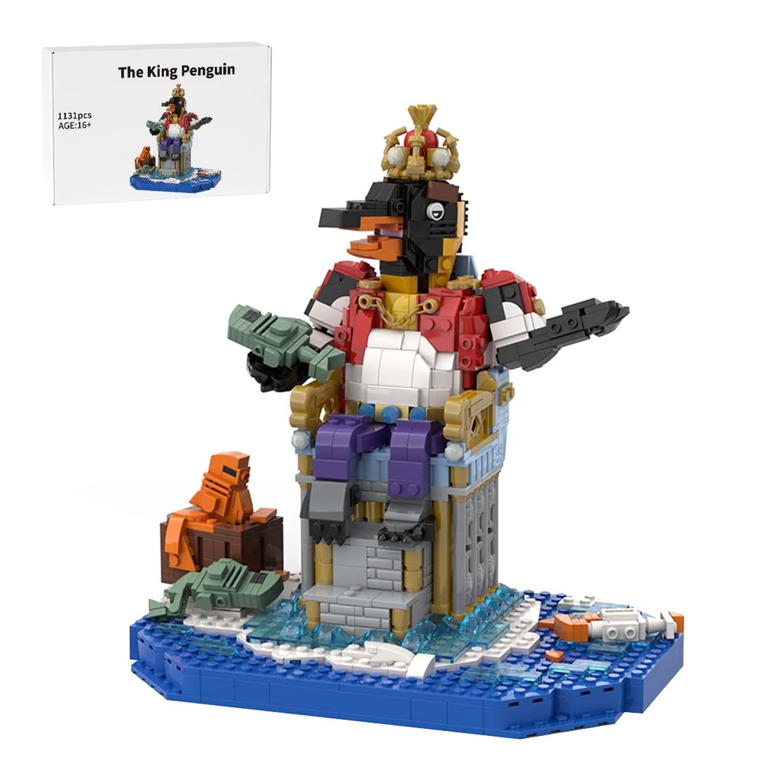 WOWOBONTOY King Penguin - 1131 pcs