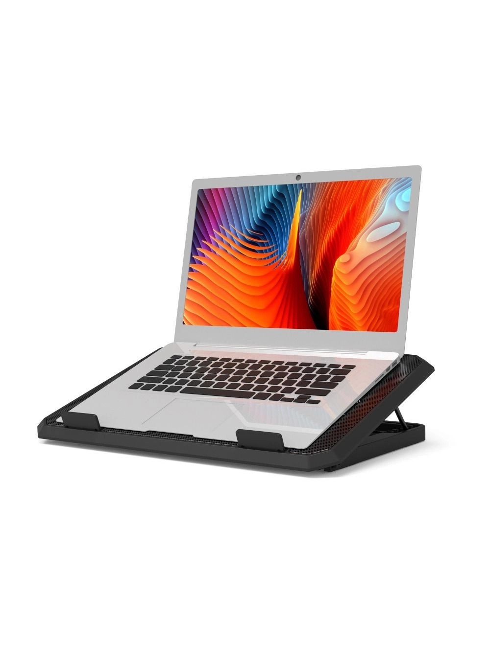 PORT CONNECT ERGONOMIC NOTEBOOK COOLING STAND - compatible with 10 "to 15.6" notebooks.