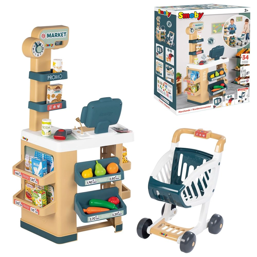 Market - Suitable for 3 years and above 34 Pcs