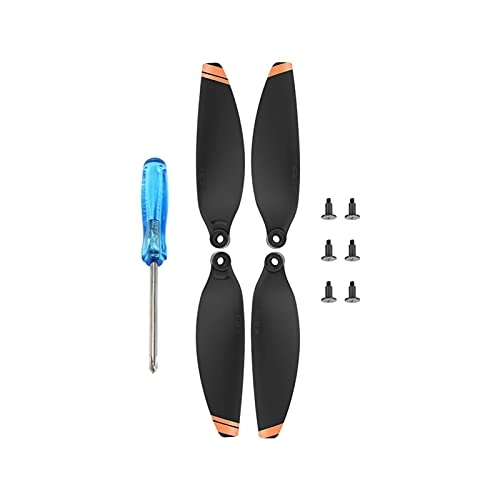 Propeller Replacement - Mavic 2 black with orange stripes