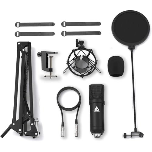 AM-C2 XLR Microphone - Condenser Kit Pro MAX Boom Arm