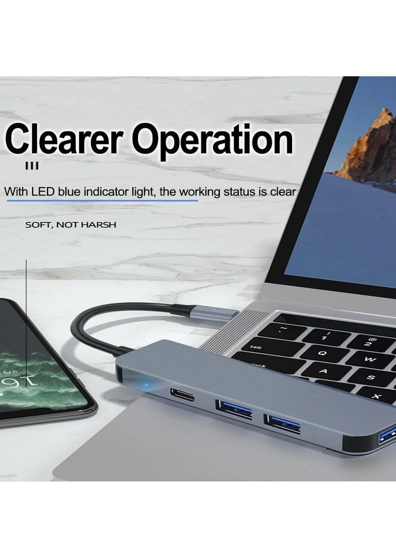 UC-HUB4IN1-ALU - USB-C MacBook Pro/Air iMac Dell Lenovo Tablets