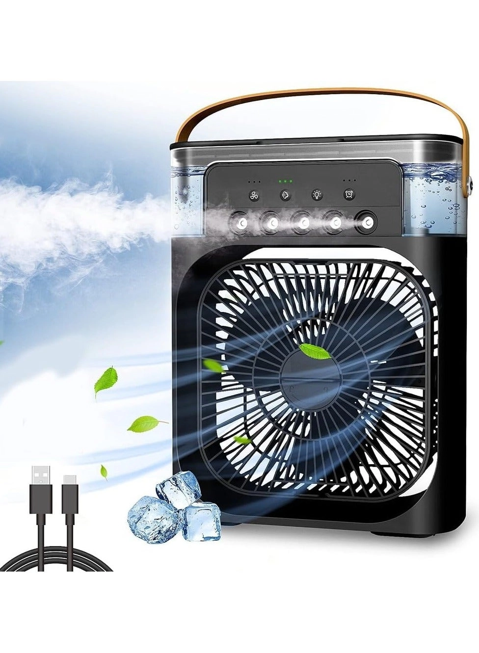 Portable Fan - 10 W Pink