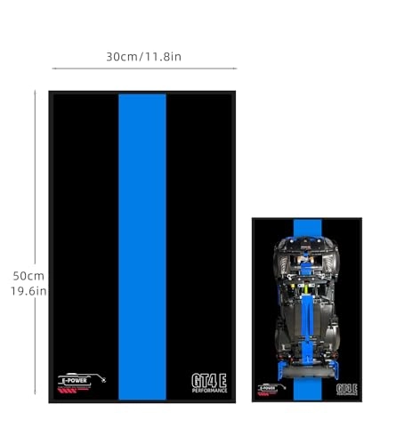 Display Wall Plate for LEGO Technic Porsche GT4 e-Performance Racing Car 42176 - 50X30cm
