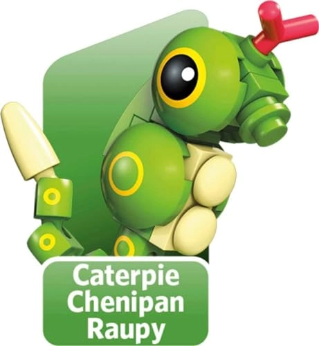 Pokemon Building Box - Cubone Zubat Caterpie Magikarp Pikachu