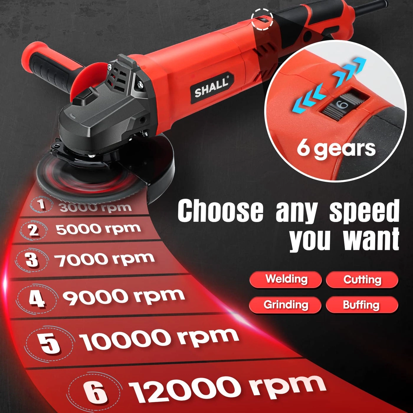 Angle Grinder - 4-1/2 Inch