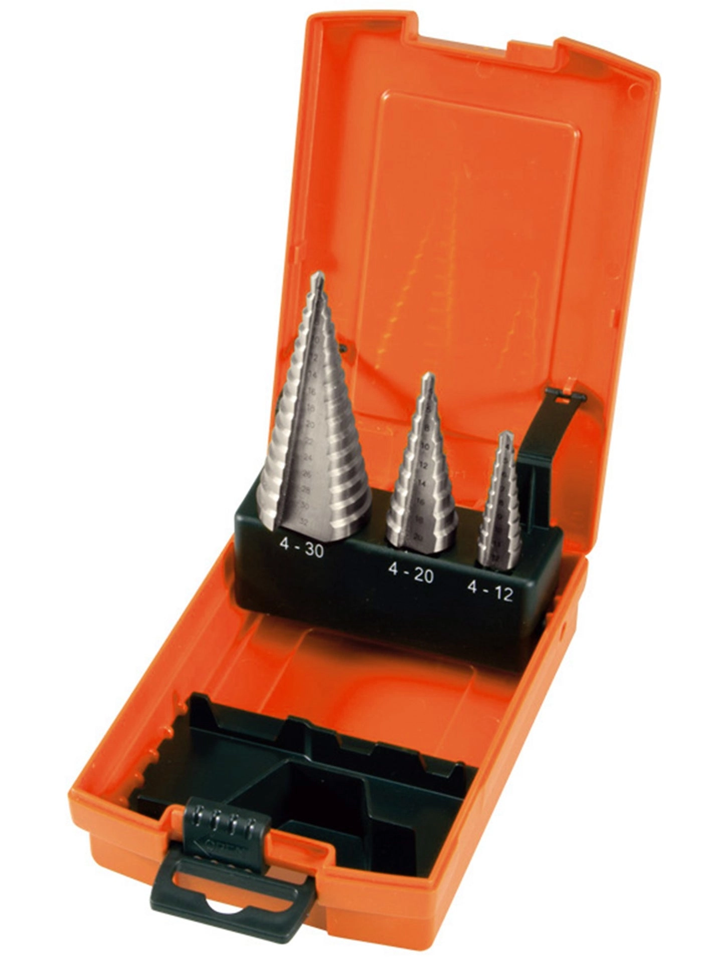 KSEIBI HSS STEP DRILL BITS - High-Speed Steel 3-Pc