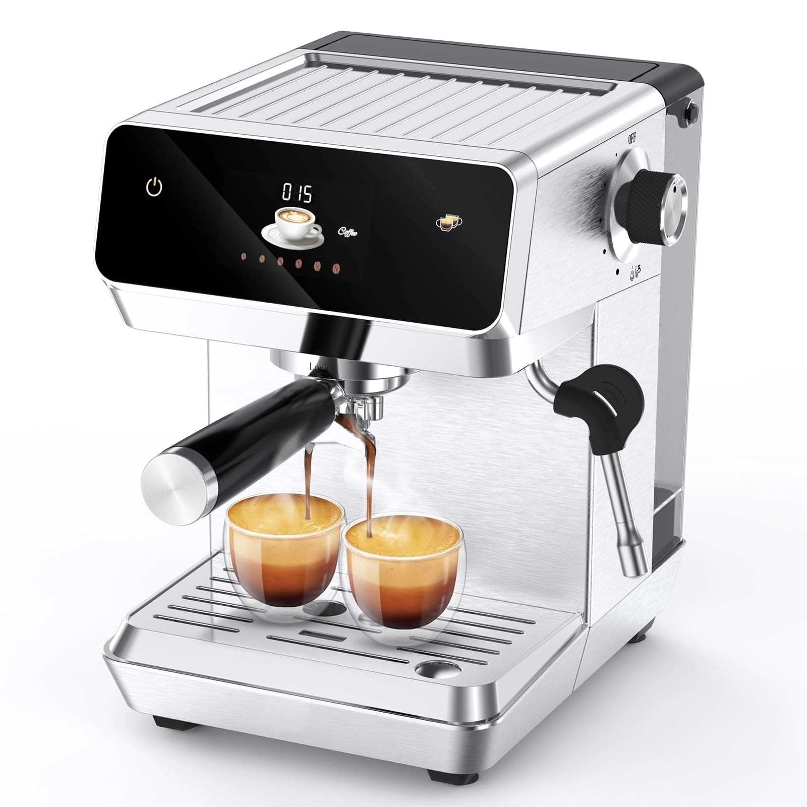 Veltric Espresso Coffee Machine - Digital Touch Screen