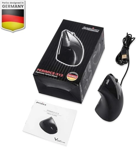 PERIMICE-513 Ergonomic Vertical Mouse - USB