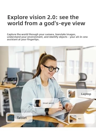 AI Smart Glasses - Real Time Translation Voice Assistant