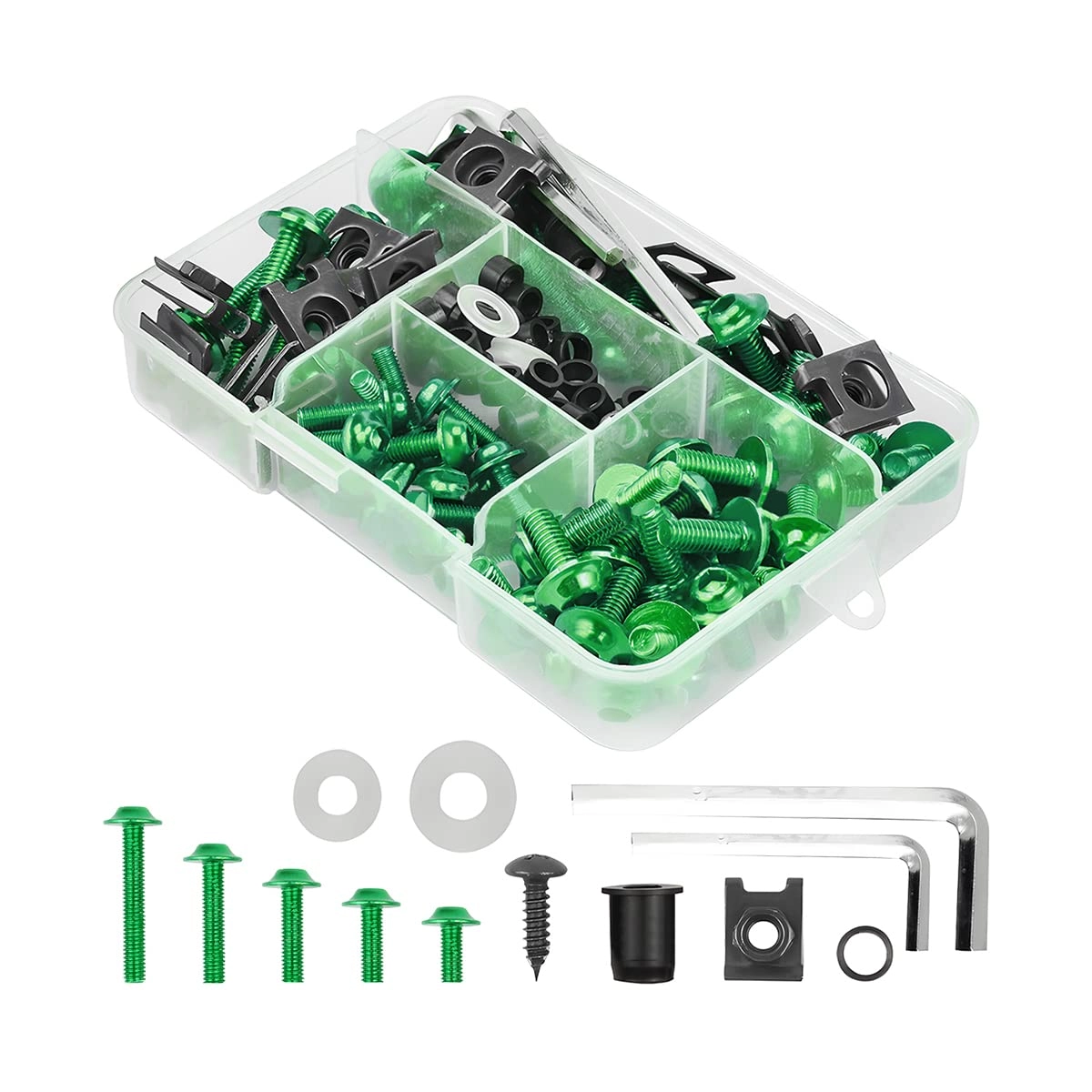 Motorcycle Fairing Bolt Kit - 40mm 6mm