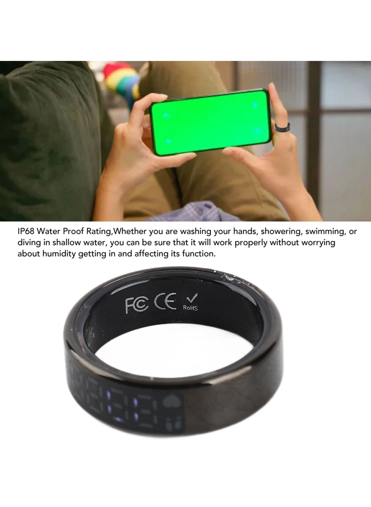 ZC4AF213D66EB5EB6493FZ - IP68 Stainless Steel Size 9