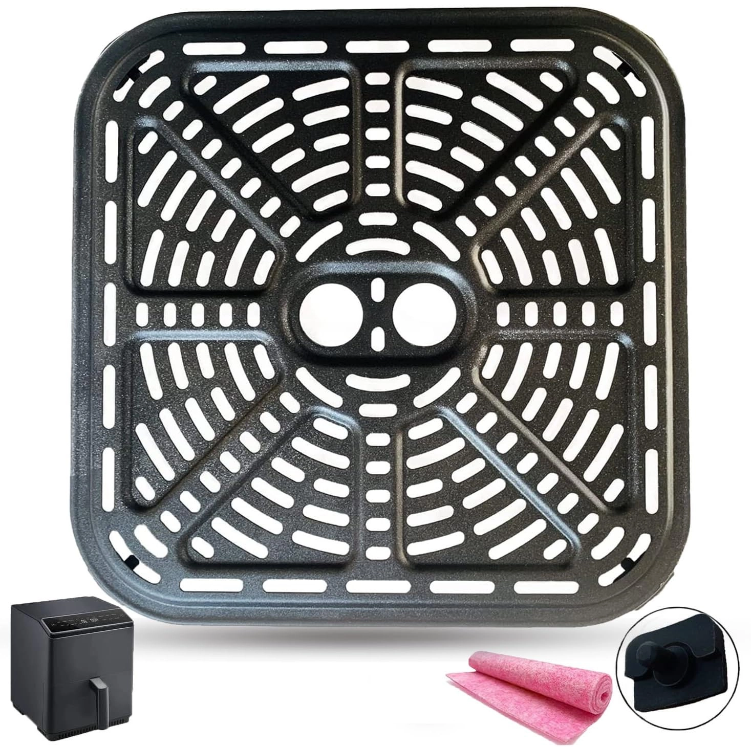 chengziyue Air Fryer Crisper Tray - Carbon steel 1 piece(s)