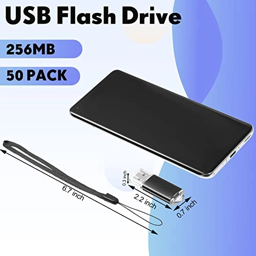 USB 2.0 Flash Drive - 256MB + Lanyard