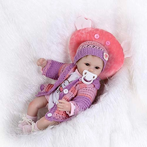 Reborn Baby Doll - 17 Inch Silicone Vinyl Ages 3+