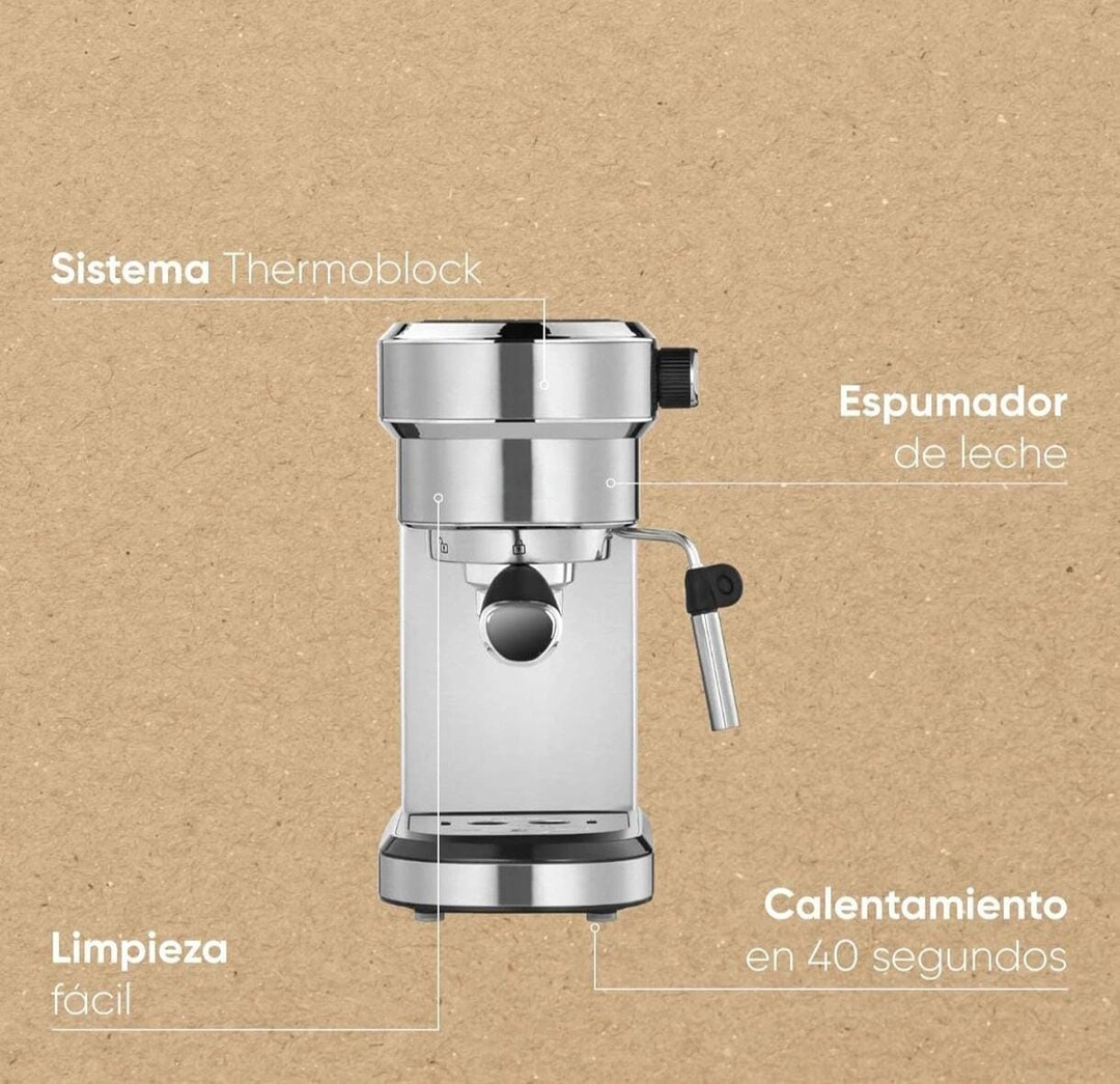 6 in 1 - With Milk Frother ULKA Pump Compatible Capsules & Ground