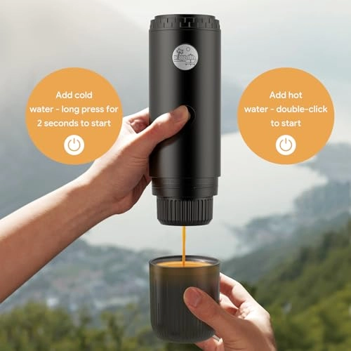 Portable Coffee Maker - powder capsules