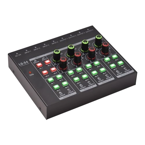 4-Channel Mixer - Portable 5V Power Interface