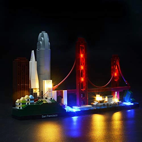 LED Lighting Set for Architecture San Francisco - Acrylonitrile Butadiene Styrene LEGO 21043 San Francisco 1