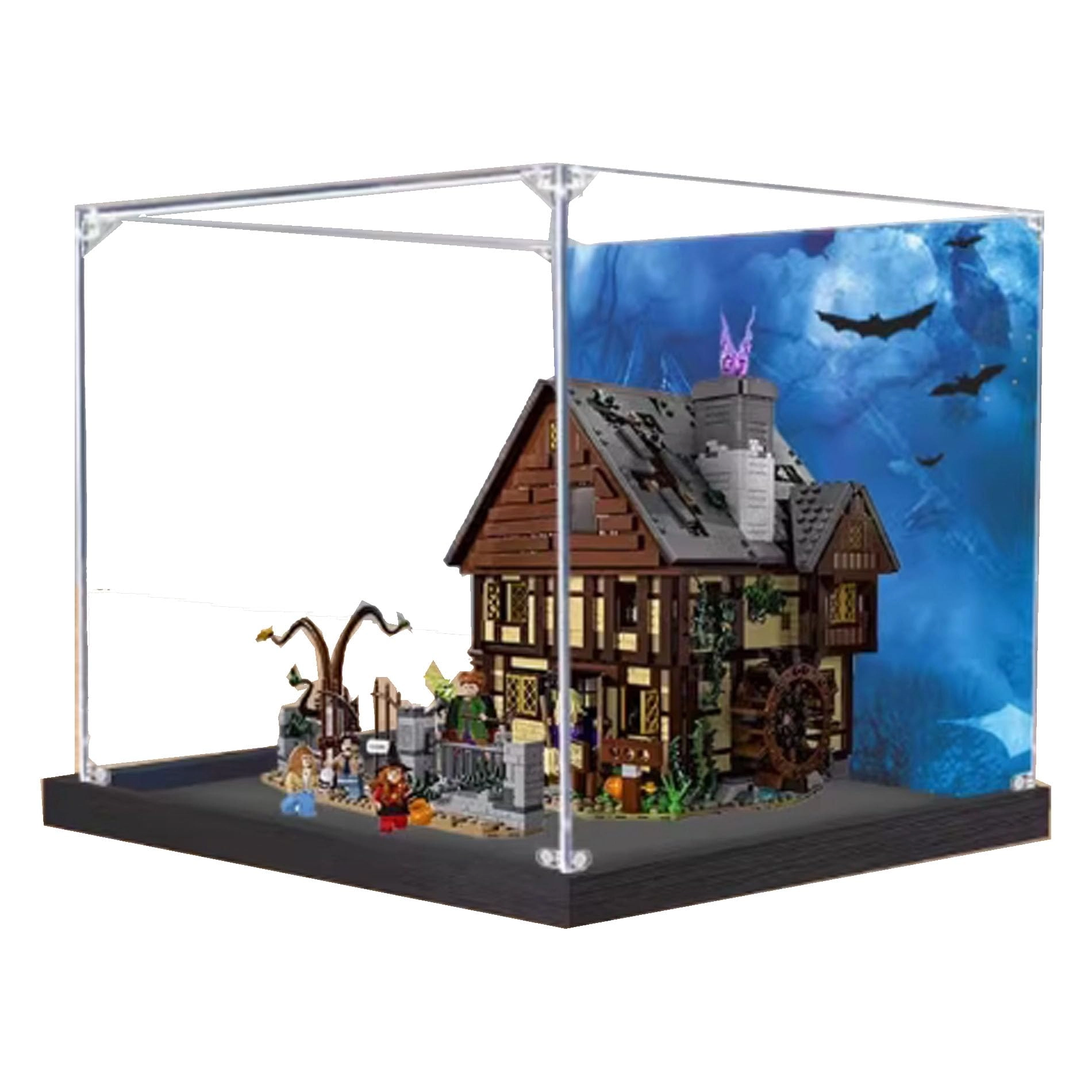 YUANZITIAN Display Case for LEGO 21341 Magic House Model - 3mm Acrylic
