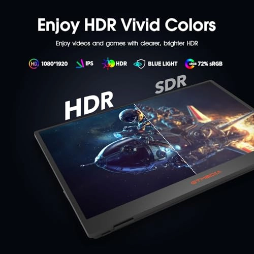 Portable Monitor - 15.6 Inches FHD 1080p