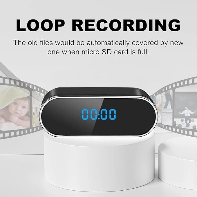 Smart Watch Camera 1080P