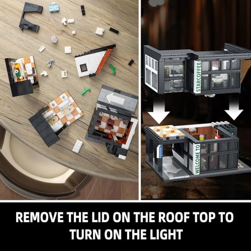 City Coffee House Architecture Building Blocks - 581 pcs