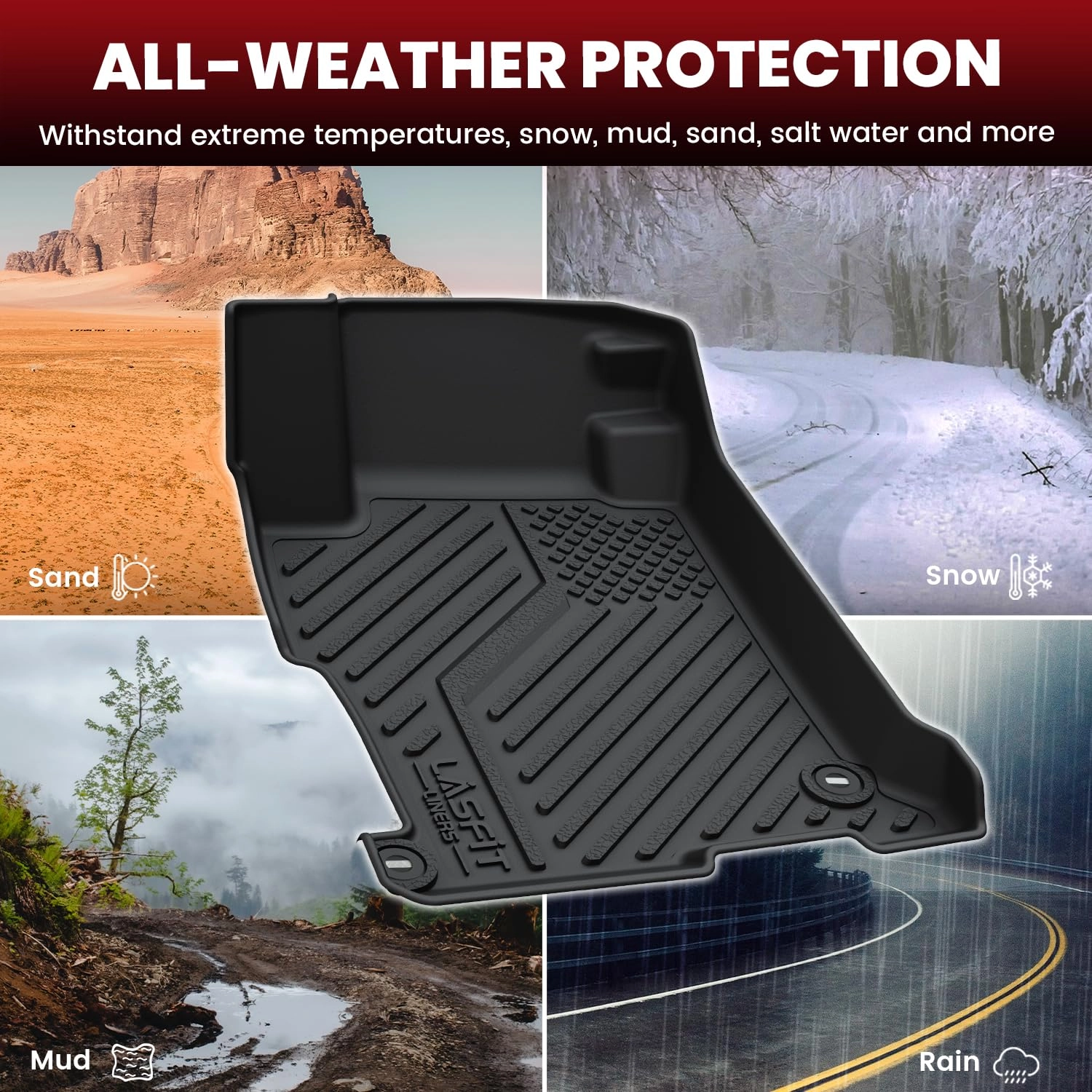 Floor Mats - Honda Accord Sedan 2017 2016 2015 2014 2013