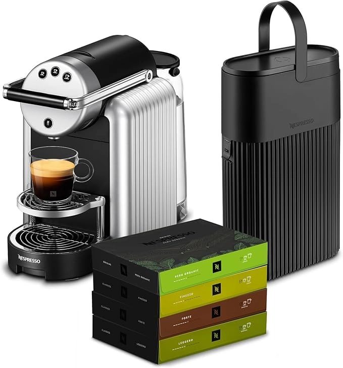 Nestlé Nespresso S.A. Zenius - Professional + Recycling Container - 160 + 200 Coffee Capsules - 4x50